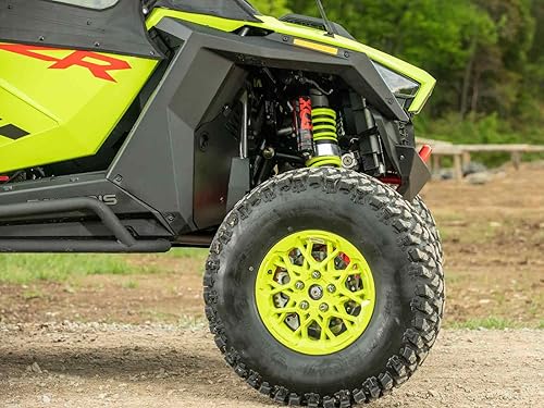 Miniatura 2 de SuperATV Protectores de guardabarros interiores negros resistentes para Polaris RZR Pro R/Turbo R 2022-2024 | 1 par | Chapado en aluminio de 1/8