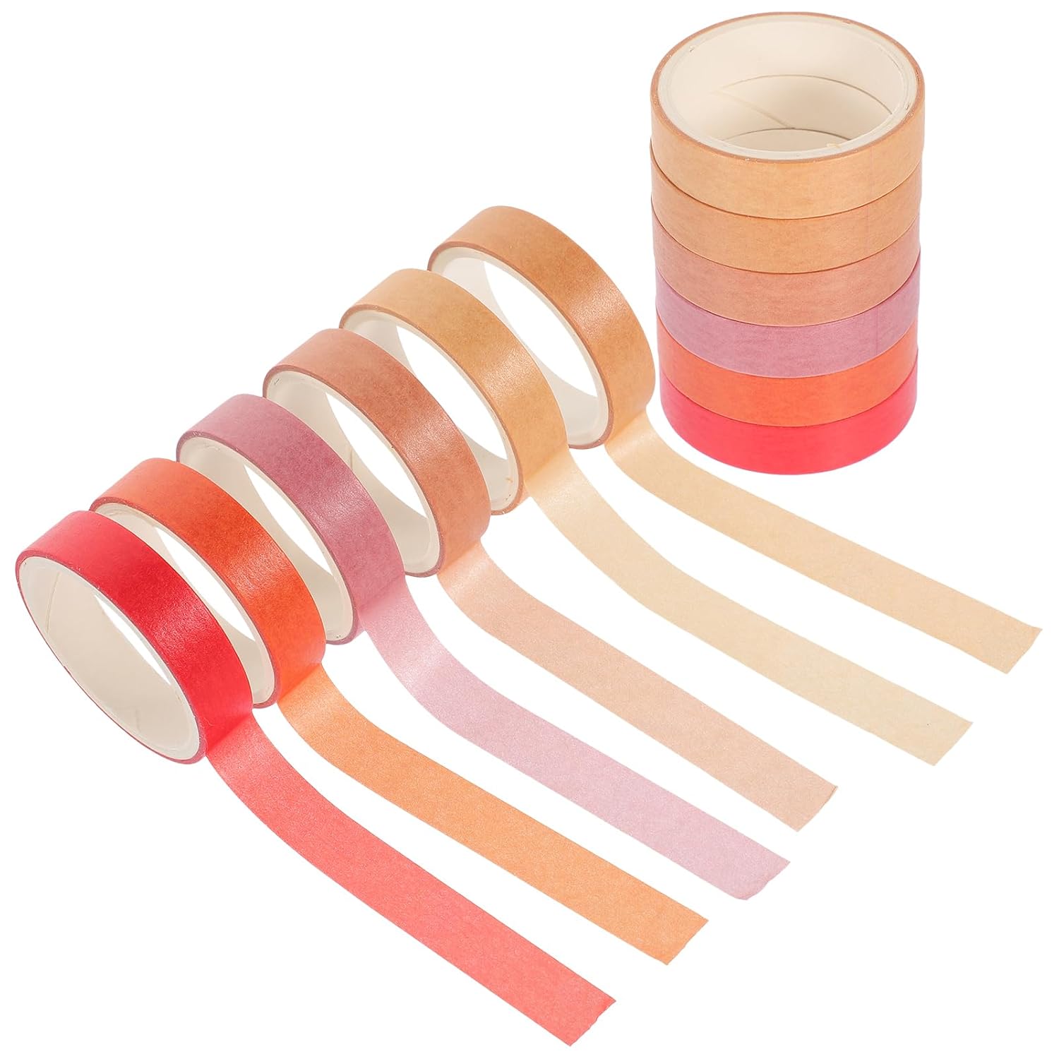 Masking Tape 8pcs Japanese Decor Box Sets Yellow Suit Set