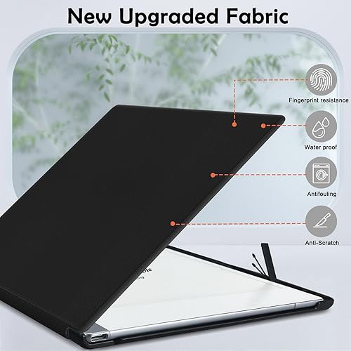 Miniatura 3 de Funda para tableta de papel Remarkable 2 de 10.3 pulgadas lanzada en 2020, ligera y dura, funda protectora con soporte para bolígrafo integrado,