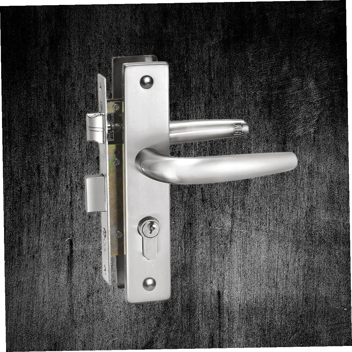 Verrouillage De La Porte De La Maison Verrou Porte Serrure En Acier Inoxydable Silver