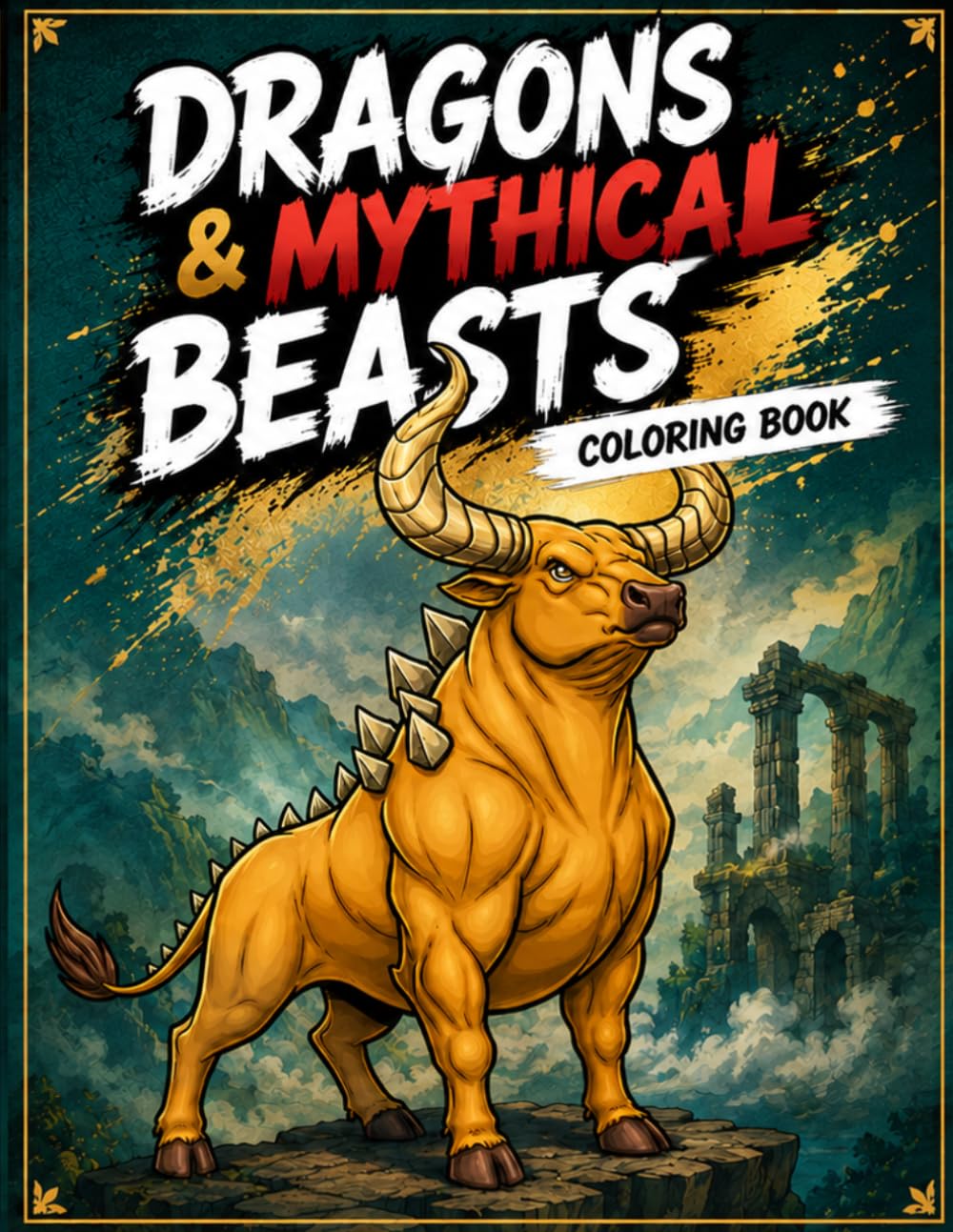 Dragons & Mythical Beasts Coloring Book