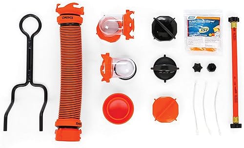 Miniatura 3 de Camco Rhino - Tanque portátil de 21 galones y medidor de tanque de bolsa Rhino RV  Cuenta con una fácil instalación, se fija a una manguera de