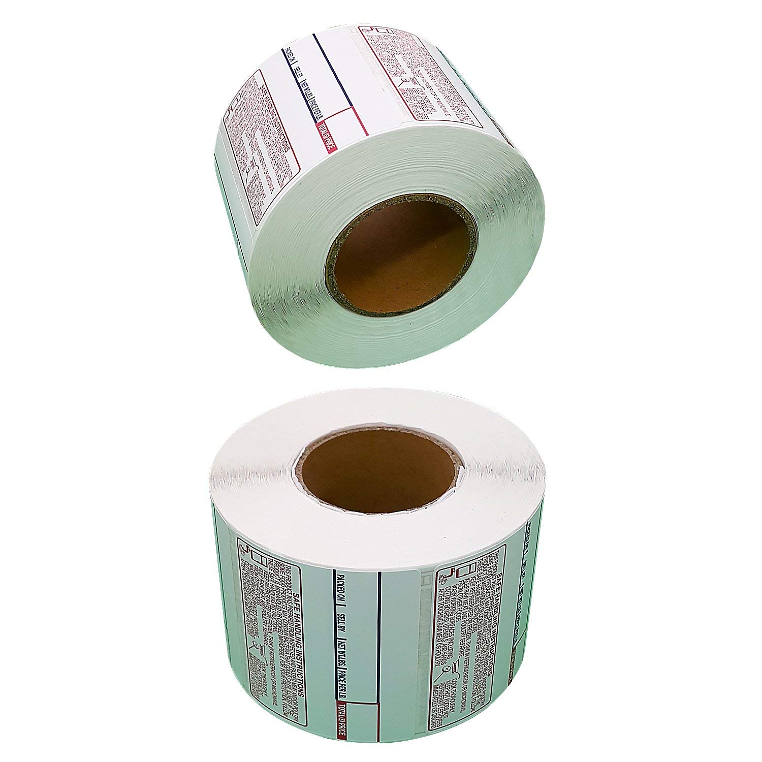 LST8000 Printing Scale Label, 58 x 30 mm, Non-UPC, 1,000 Per Roll, 12