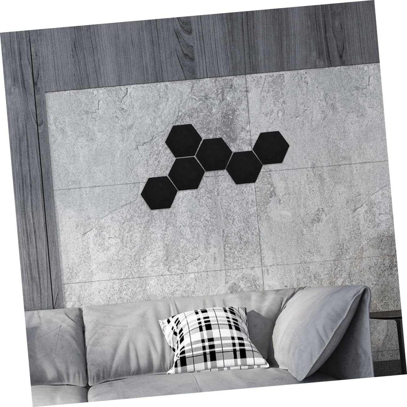 Hemobllo 8pcs Decorative Hexagon Felt Board for Home Office Boys and Girls Room Soundproof Bulletin Board for Photos Notes Memos and Versatile Wall Decor