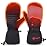 SAVIOR HEAT Heated Mittens Battery Ski Gloves, Classic 7.4V Electric Rechargeable Mitts for Skiing Camping Hiking Arthritis Hands Men Women (XL)