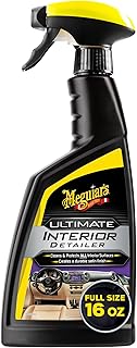 Meguiar's G16216 Ultimate Interior Detailer, Protects Interior Surfaces from Dirt and Grime, Leaves Your Surfaces Protected from UV Rays and Giving It a Lasting Finish, 15.2 Oz Spray Bottle