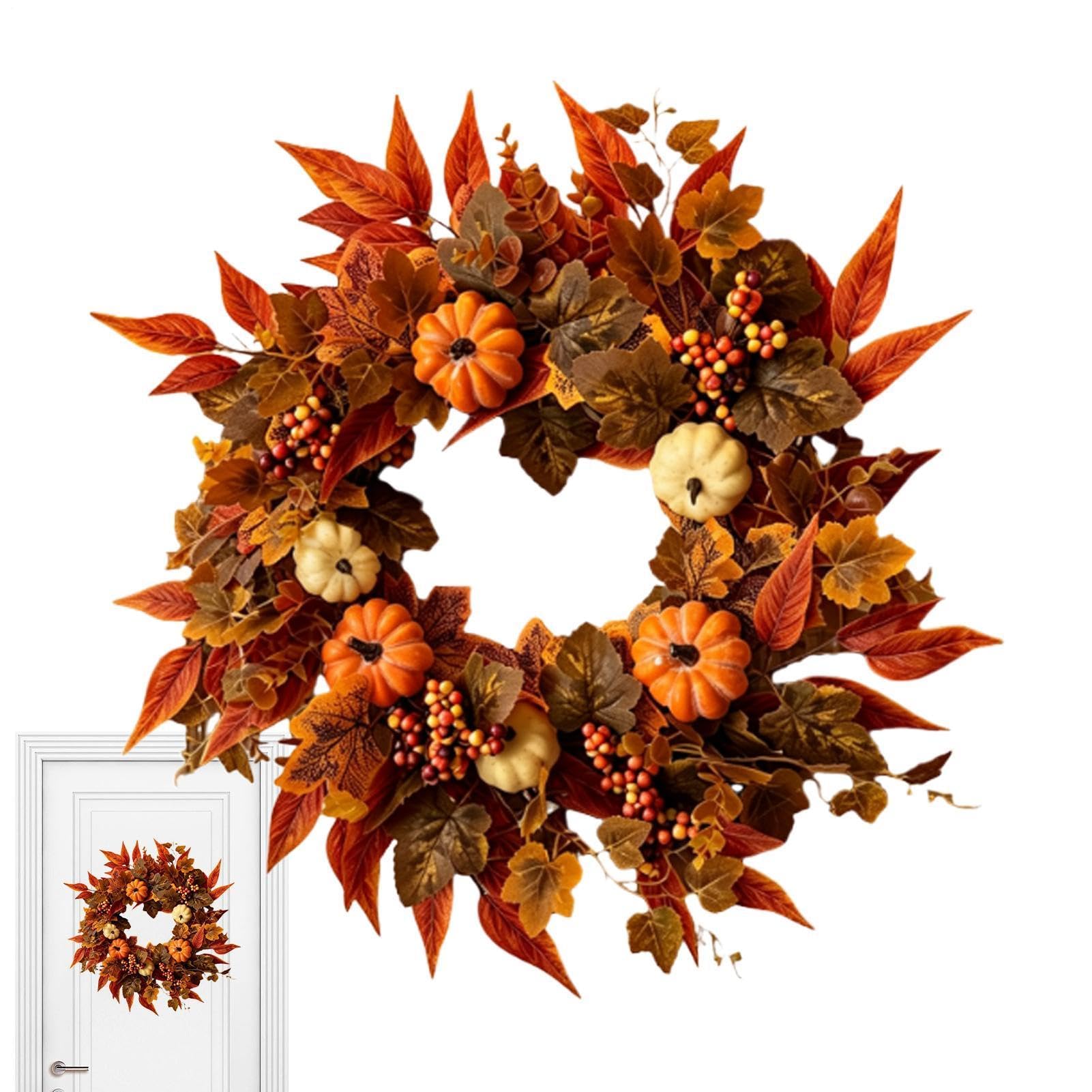 Fall Wreaths Autumn Decoration Farmhouse Garland