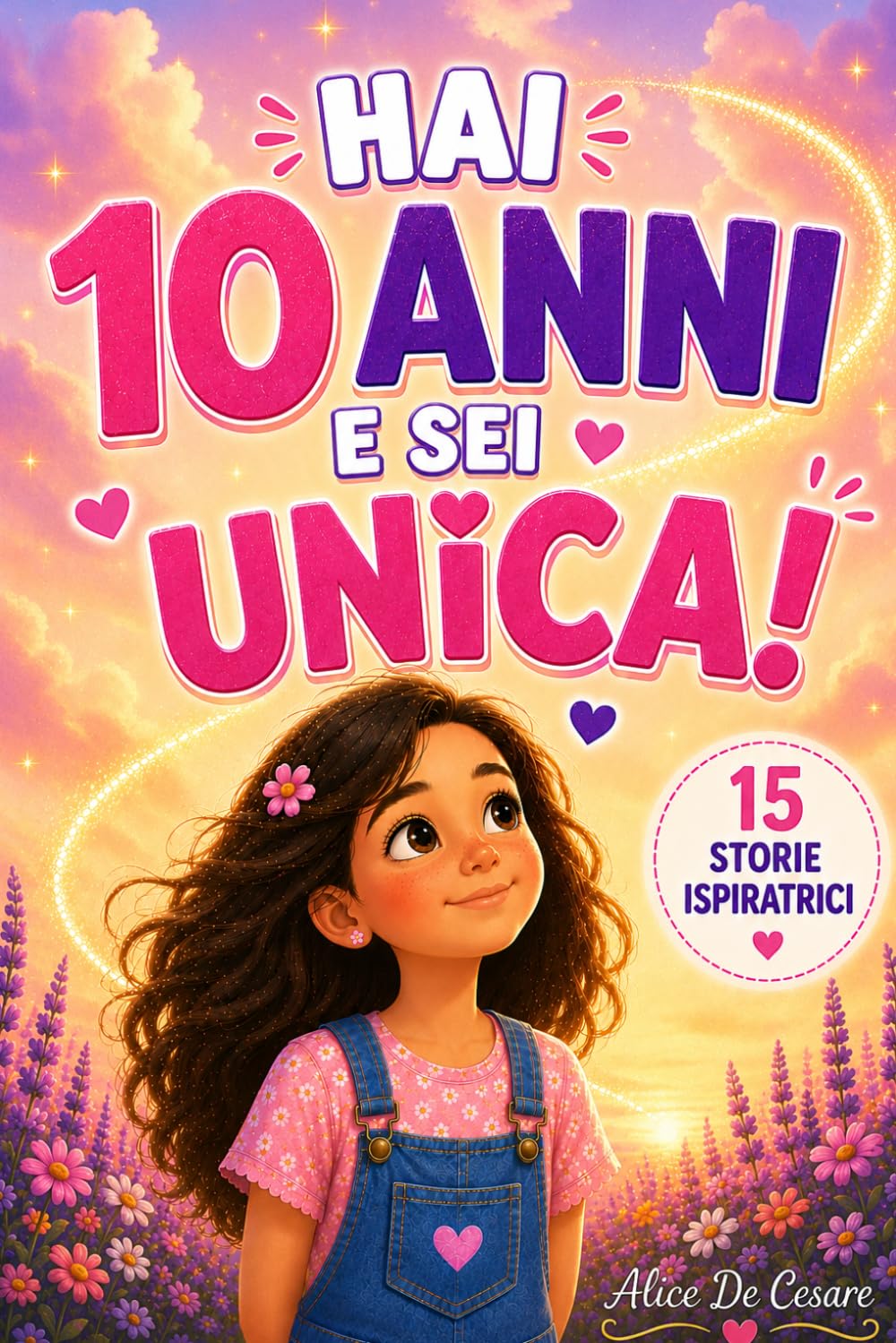 HAI 10 ANNI E SEI UNICA!: 15 Storie Ispiratrici di Autostima, Emozioni, Coraggio e Amicizia. Un Regalo per Bambine di 10 Anni per Scoprire il Proprio Potenziale!