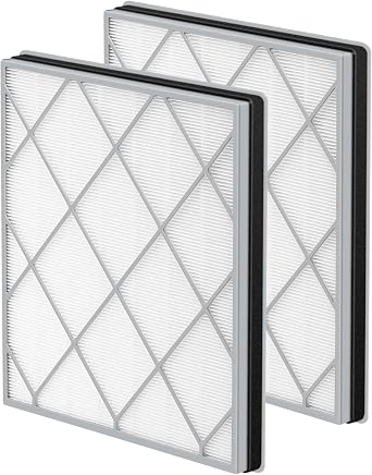 HE401 Filter for Shark Air Purifi-er 4, Compatible with Shark HE401 HE402 HE405 HE400, 3-in-1 Filtration for Shark HE400 with Air Purifi-er 4, #HE4FKPET, 2 Pack