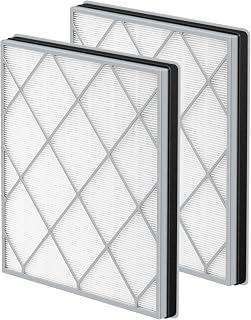 HE401 Filter Replacement for Shark Air Purifi-er 4 Fan Air Purifi-er | Compatible with Shark HE401 HE402 HE405 HE400, for Shark HE400 with Air Purifi-er 4, #HE4FKPET, 2 Pack