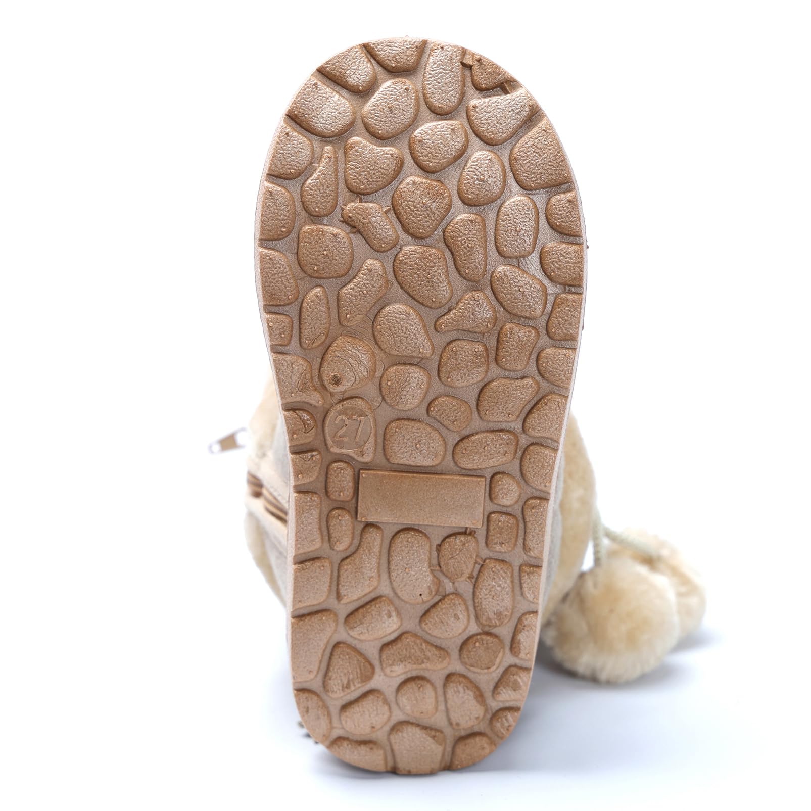 Yeeteepot Bambine e Ragazze Carino Stivali da Neve Calda Foderati Stivaletti Inverno Morbide Piatto Stivali Bambini Pelliccia Antiscivolo Boots
