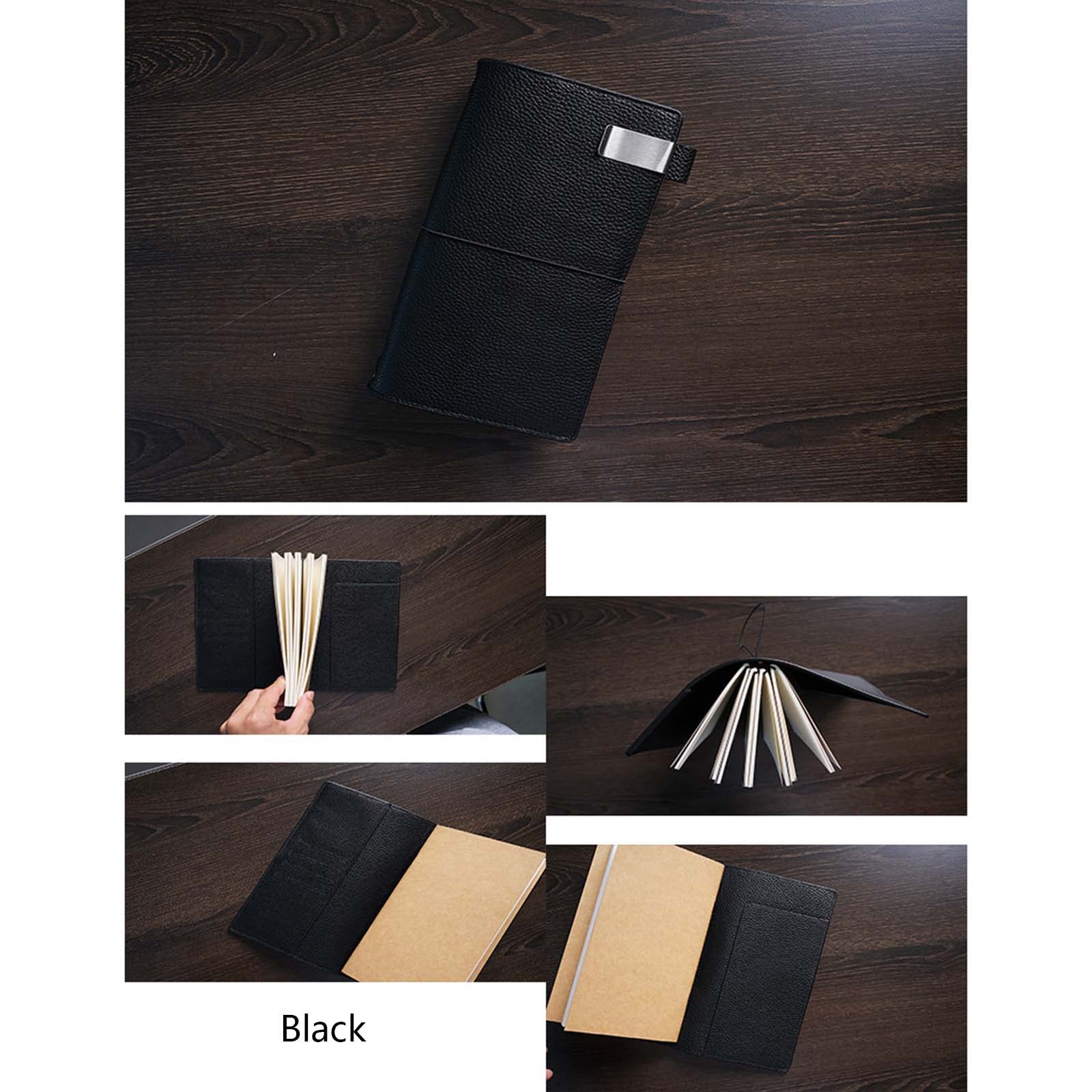 Set di raccoglitori a fogli mobili per diari, fogli di ricambio, porta carte, organizer in PVC, borsa inclusa per il personale