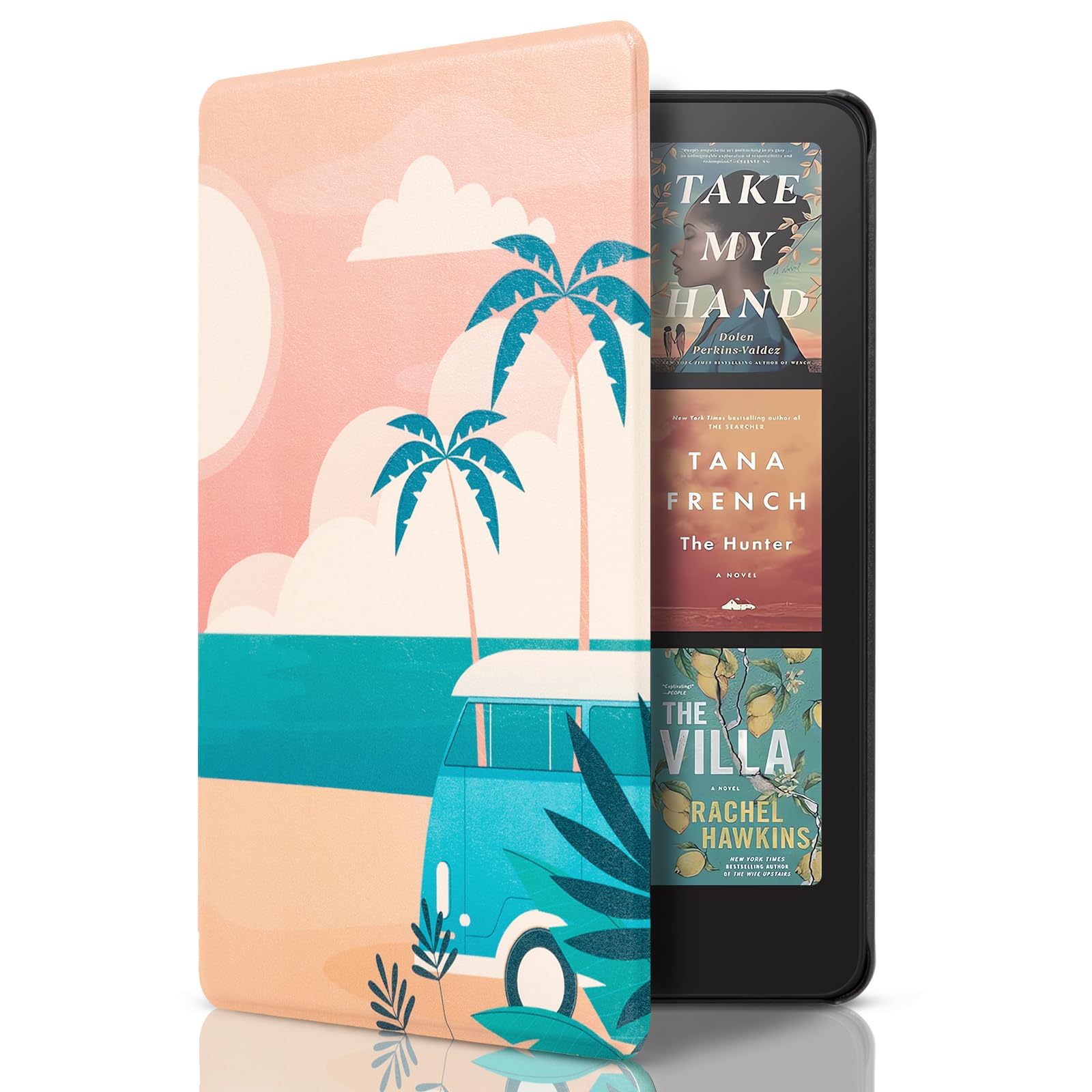 CoBak Case for 7" E-Readers - All New PU Leather Cover with Auto Sleep Wake Feature for E-Readers 2024 Released