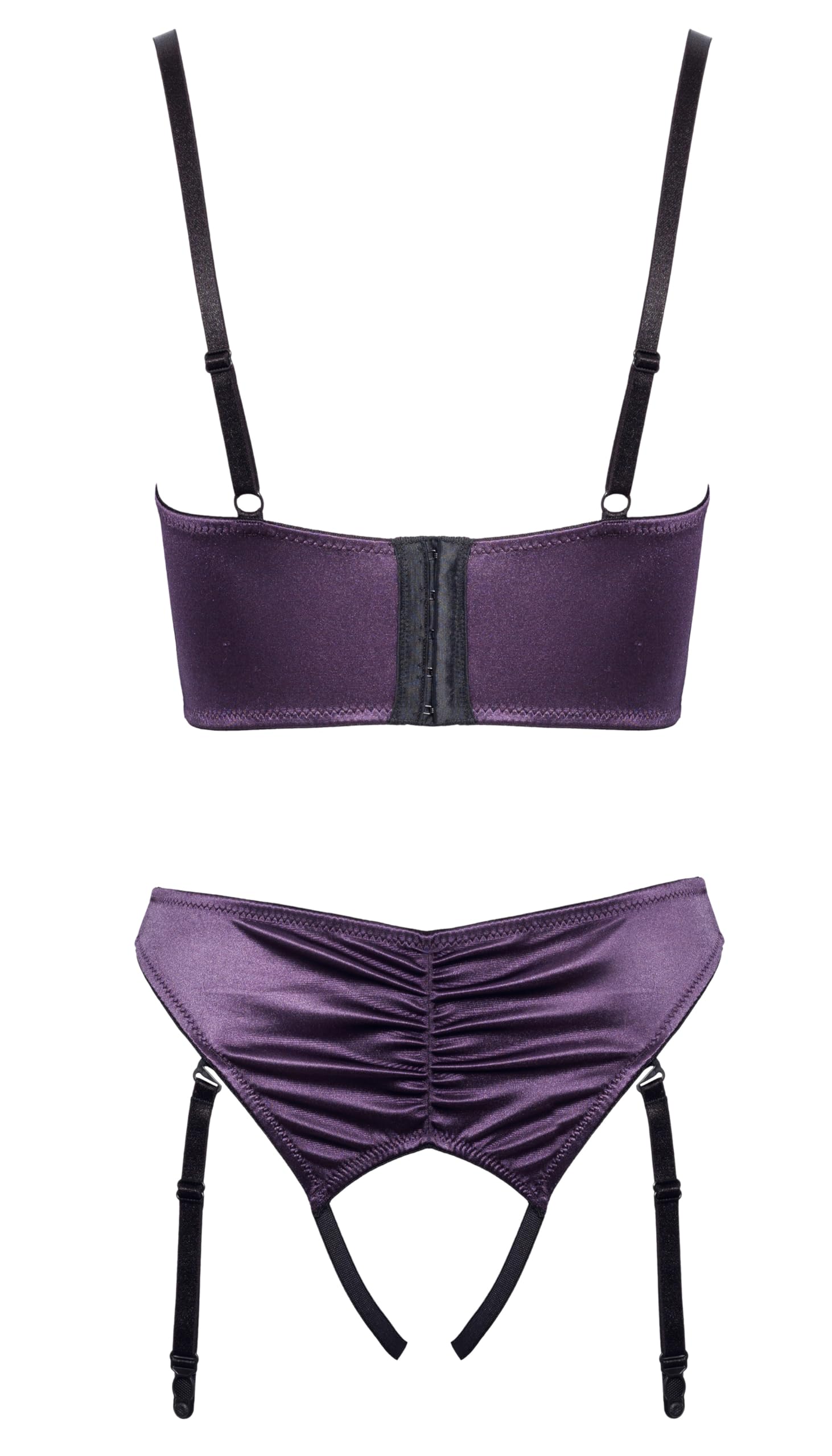 Cottelli Lingerie Hebe Set, Lila, 85C/L