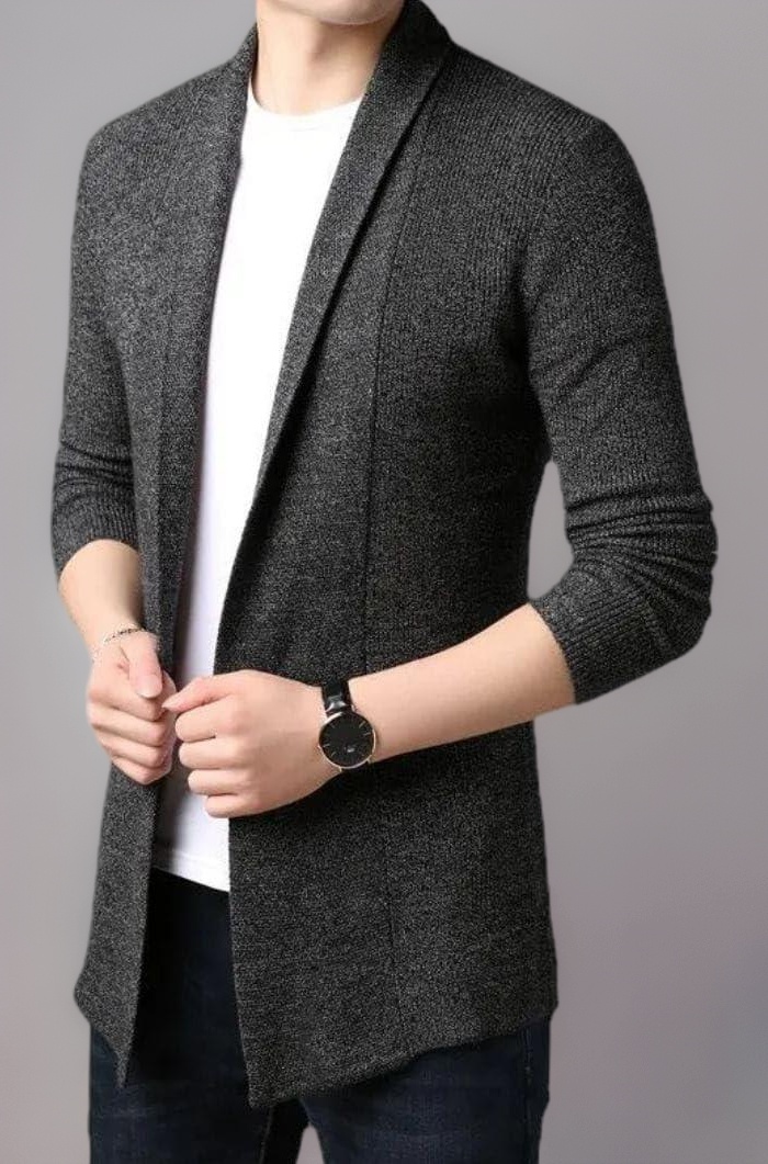 Men’s Cotton Shrug | Open Full Sleeve Shawl Cardigan for Men, Best for Casual Wear