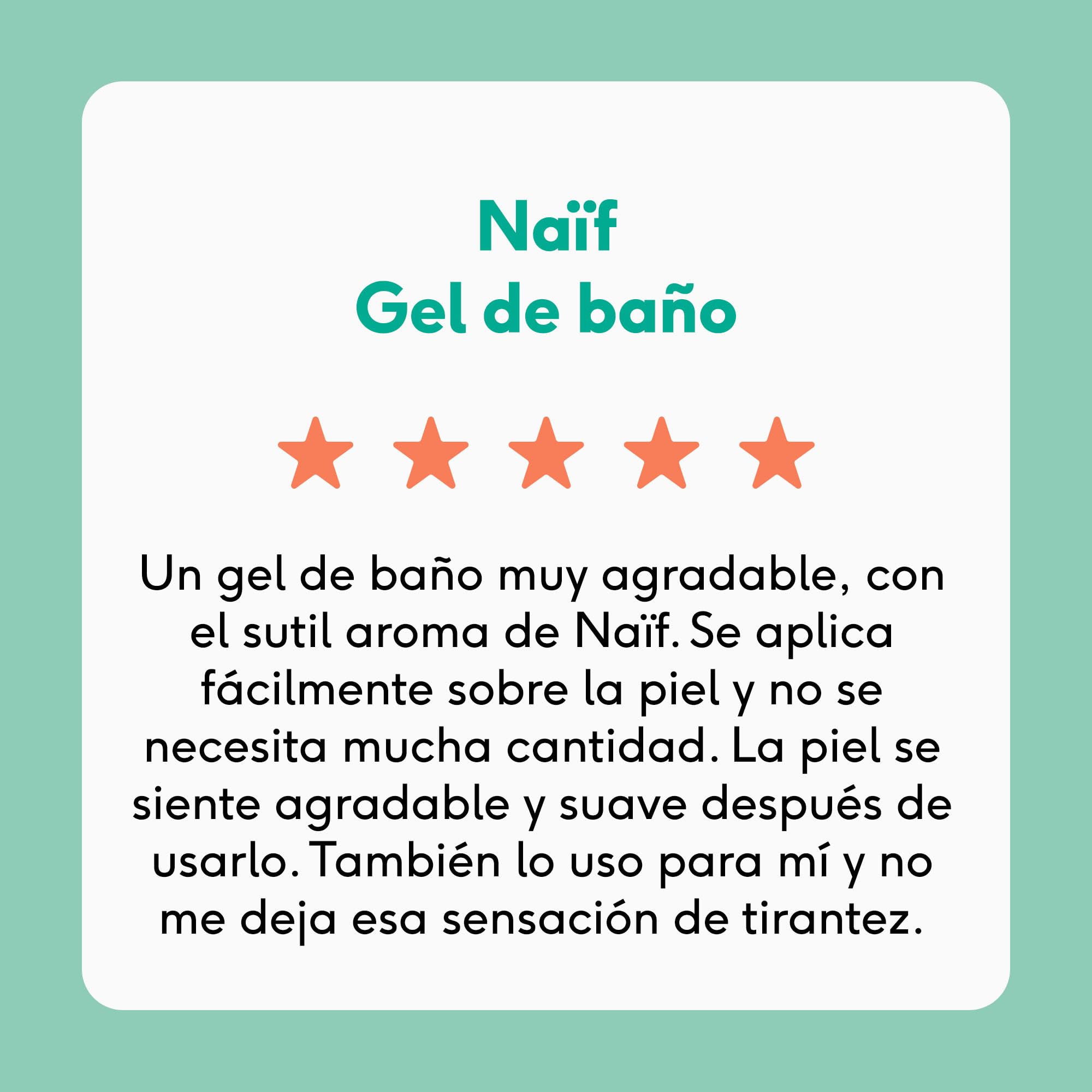 Naïf Gel de Ducha Nutritivo para Bebés y Niños – Gel de ducha para piel sensible, con ingredientes naturales, vegano, cuidado diario del bebé – 500ml