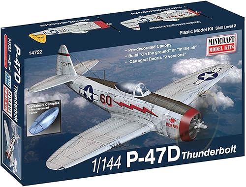 Minicraft P-47D USAAF - Kit modelo (escala 1144)