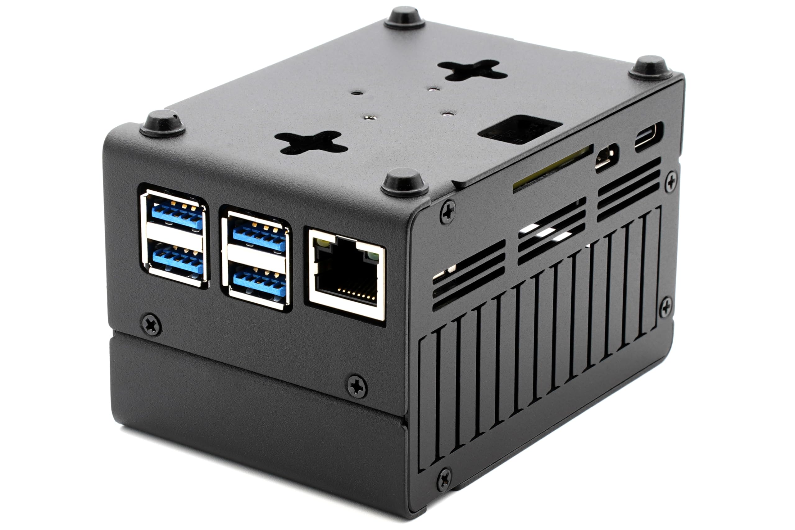 KKSB Metallgehäuse für das Beagley-AI Development Board – Platz für BeagleBoard Capes und Low-Profile-Kühler