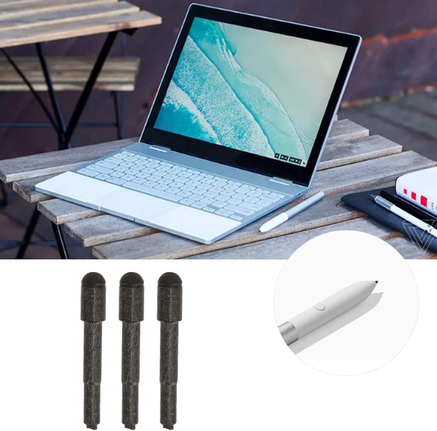 High Sensitivity Replacement Nibs For Lenovo Thinkpad Active Pen 2 Dell Google Pixelbook 3 Packs - View #9