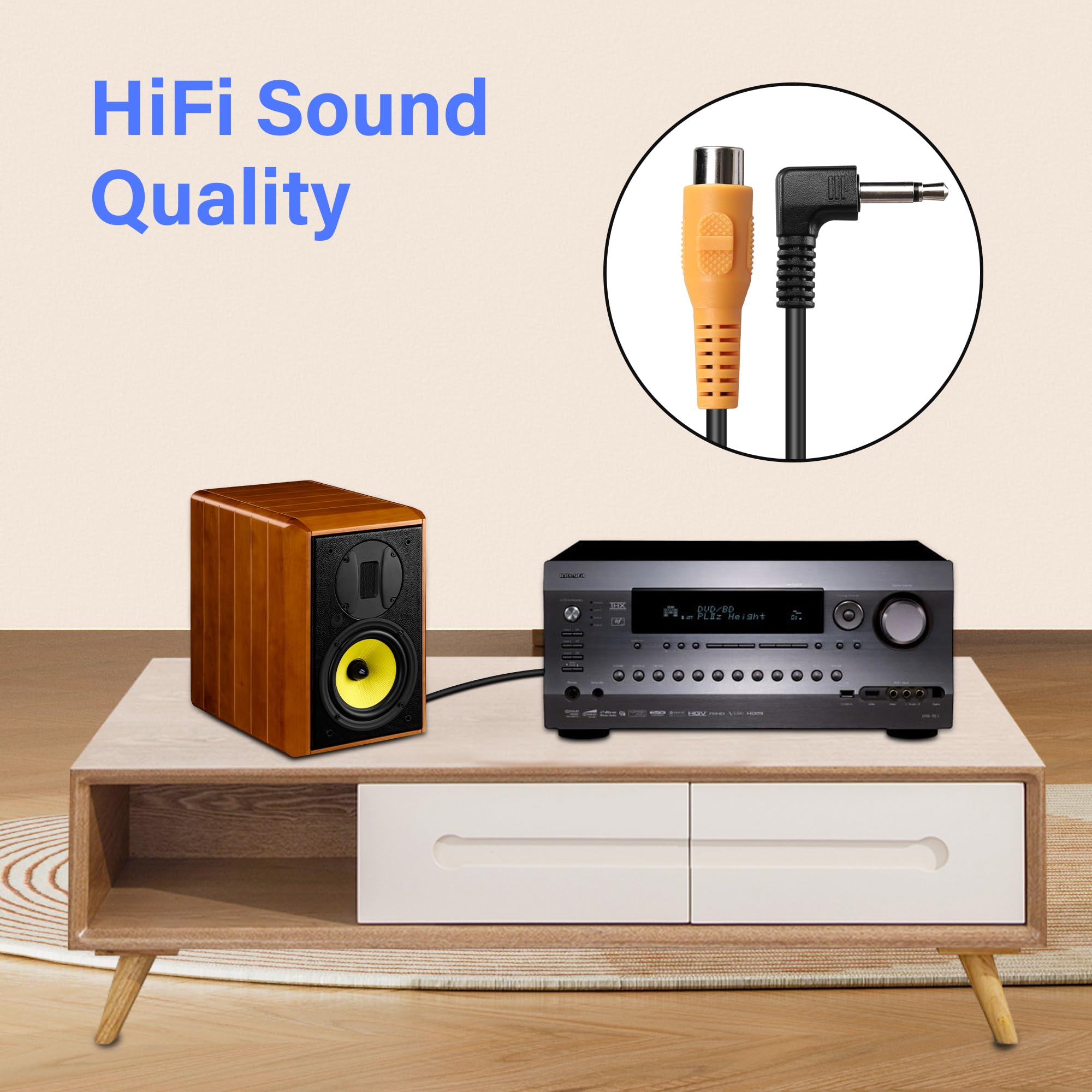 1 Pz 6.35mm 1/4 "Mono TS Spina Maschio Cavo Audio In Metallo - Foto 9