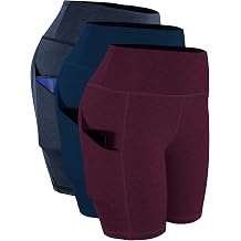 CADMUS Athleitc Shorts for Women Bike Running Shorts Two Pockets