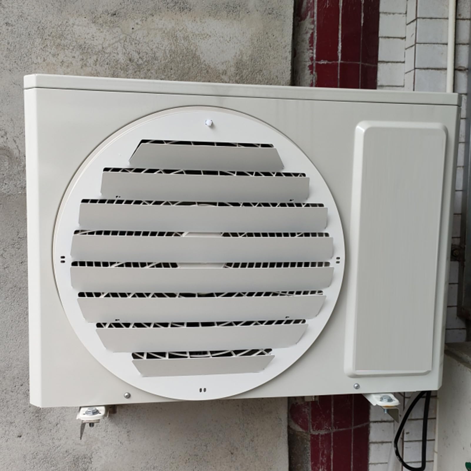 Griglie deflettori del condizionatore d'Aria,Schermo Rotondo per Recinzione di Protezione per Presa d'Aria in Acciaio Inossidabile,Griglie di Protezione del condensatore del compressore CA