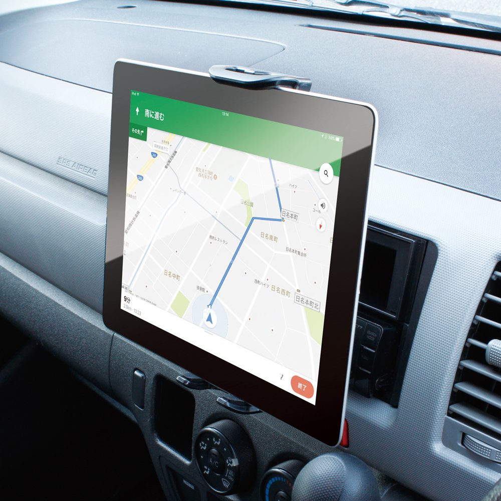 Tsuchiya Yac Car Supplies Car Audio Supplies DIN BOX Tablet Holder Black VP-D13 - 第 4/6 張圖片