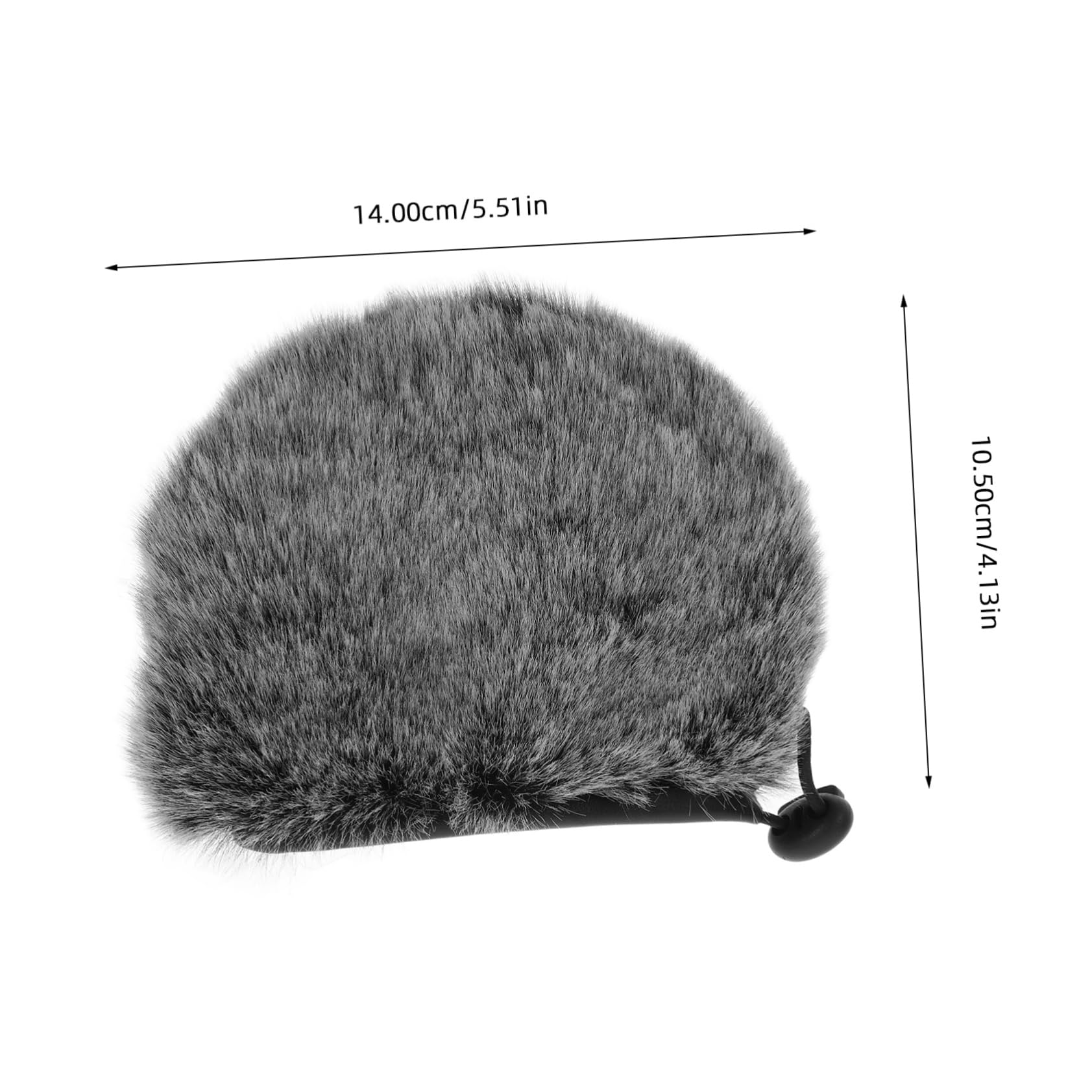 ERINGOGO Microphone Cover Drawstring Protector Plush Mic Protector for Reduces Wind Noise Enhances Audio Clarity Durable Lightweight Design Compatible with Various