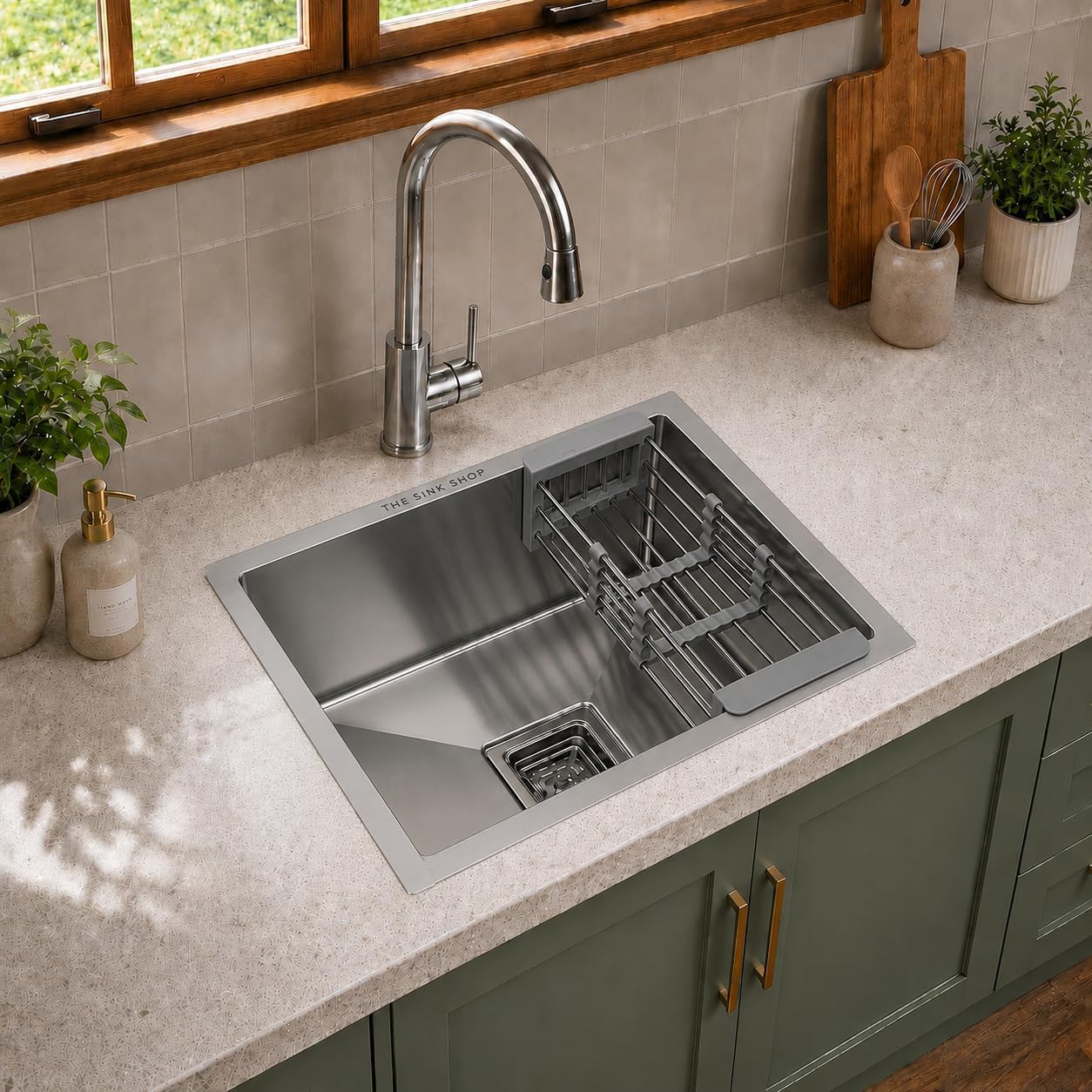 Stainless Steel Double Bowl Kitchen Sink - THE SINK SHOP -14