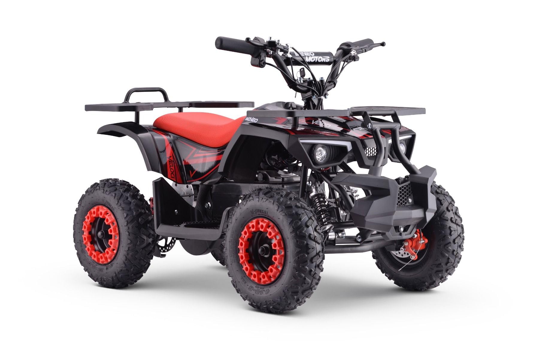 ATV - Mini-Quad pour Enfants Veloci Rouge - 800W 36V à partir de 3 ans
