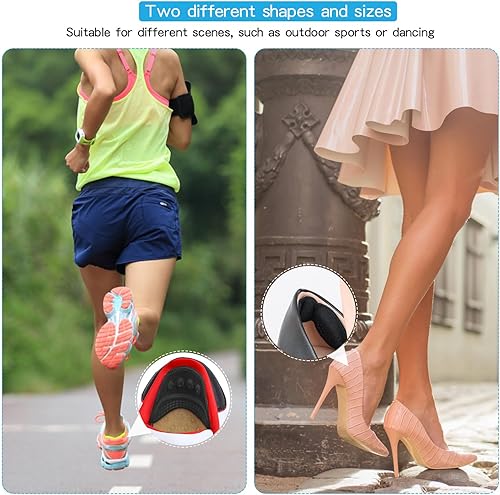 Miniatura 7 de Insertos de cojín trasero del talón, 2PCS-negro+2PCS-negro+2PCS-negro