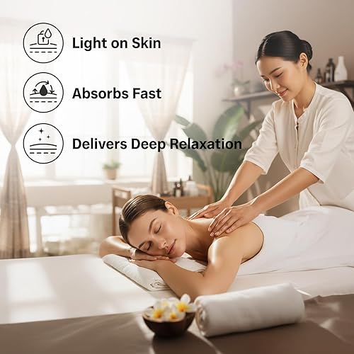 Miniatura 9 de Aceite de masaje  Aceite de lavanda y naranja de 10 onzas líquidas  Aceite de aromaterapia tailandés y terapia de masaje con jojoba, aguacate,