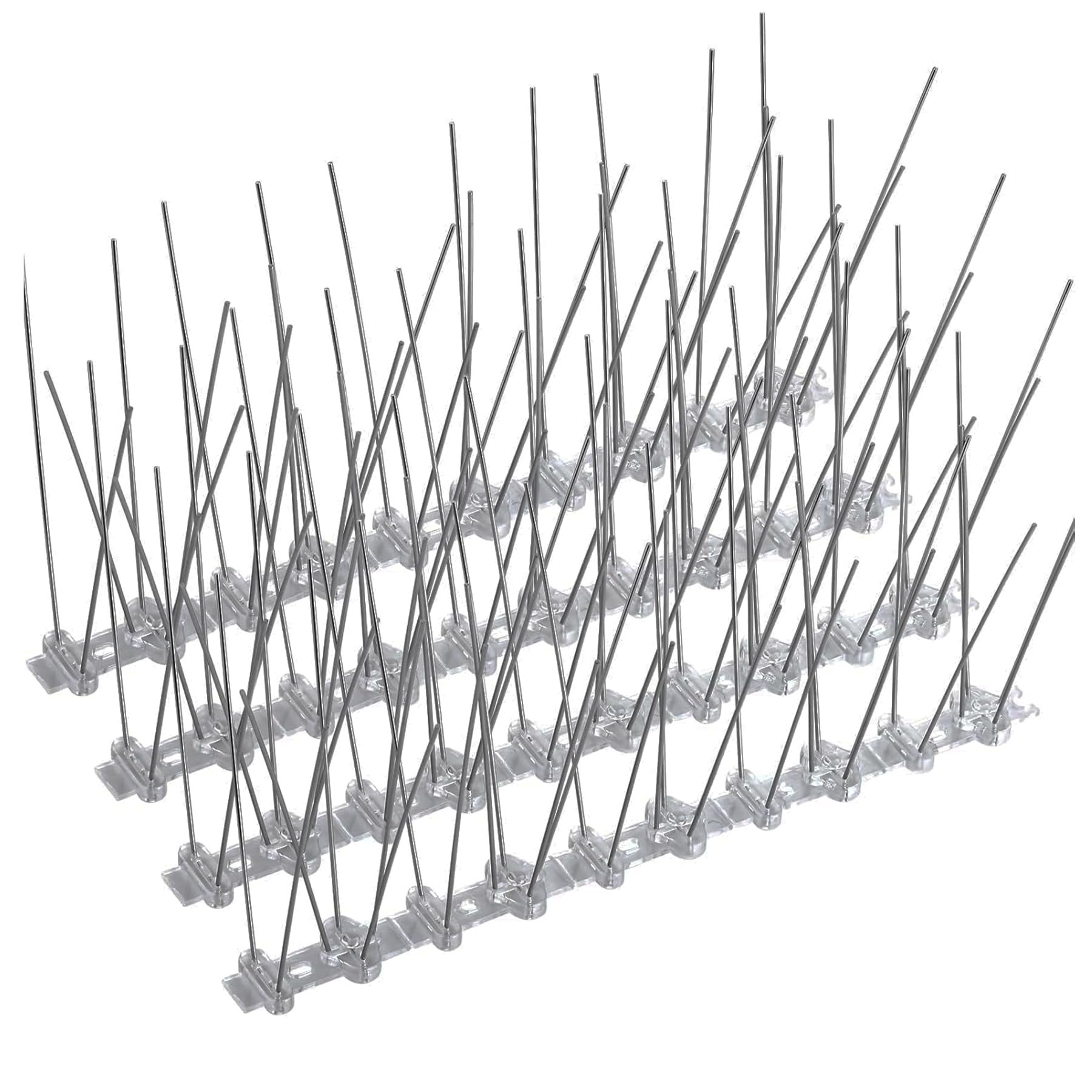 Cia&Co Taubenabwehr Spikes Edelstahl Modular – Flexibles Taubenabwehrsystem mit Vorperforierung alle 5 cm – Vogelabwehr für Balkon, Terrasse, Fassade und Dach (15 Meter)
