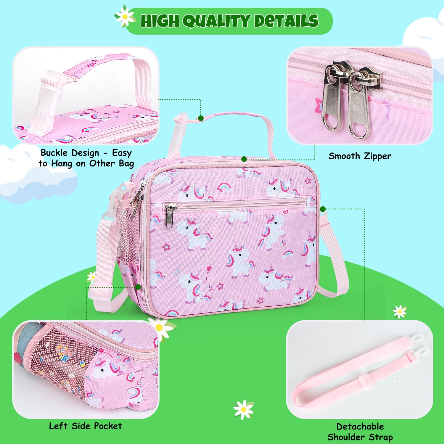 hombrima Insulated Lunch Box Bag - Image 3