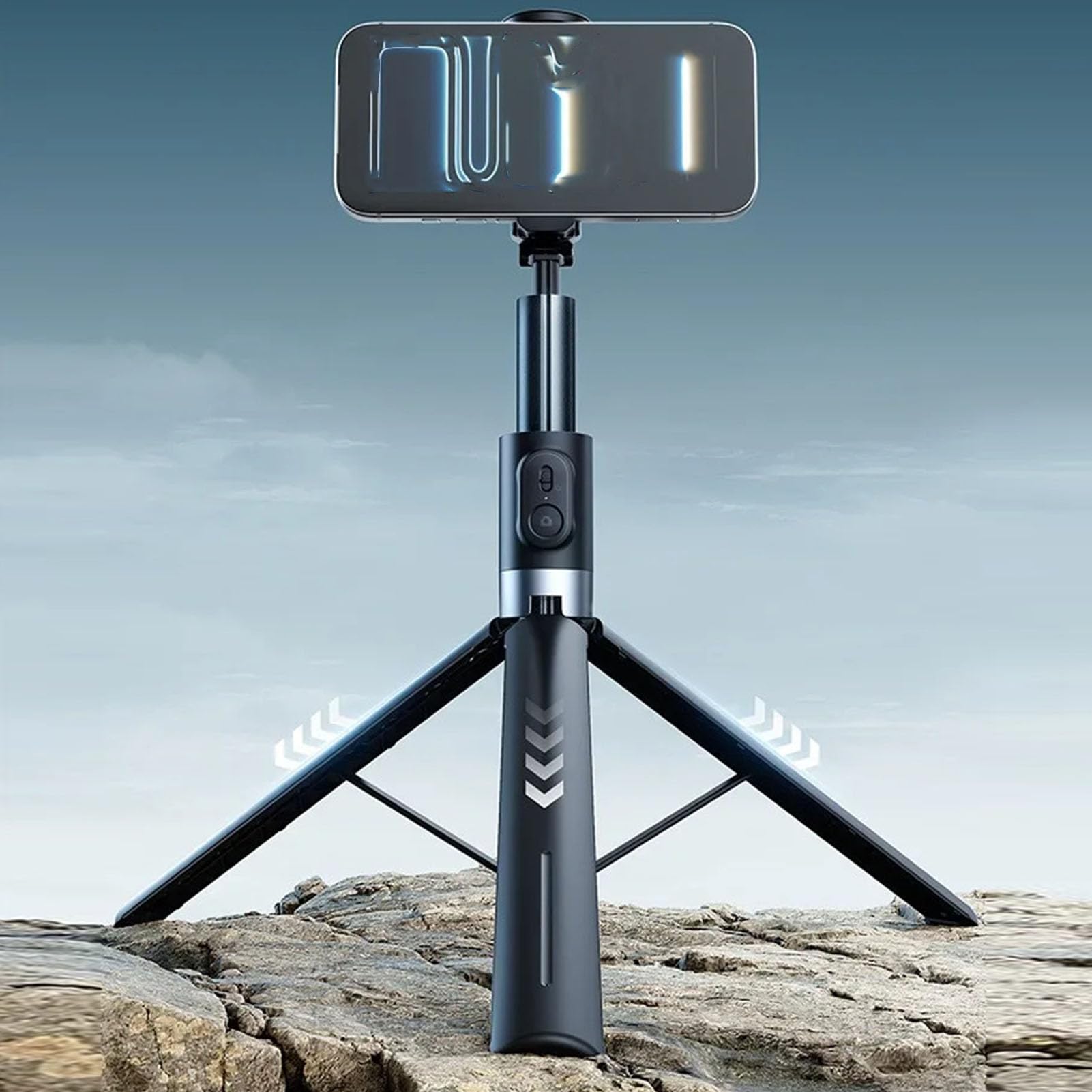 Treppiede Estensibile per Telefono Selfie Stick con Telecomando Wireless,