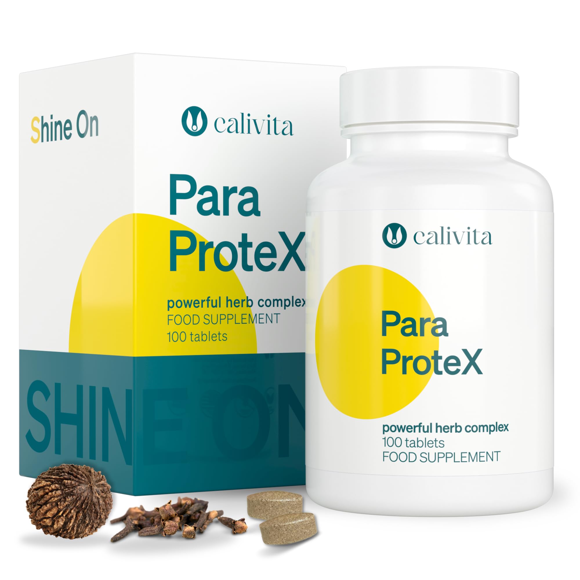 ParaProteX - Detox Cleanse for Humans - Gut Health Supplement - Black Walnut and Wormwood - Candida Cleanse - Grapefruit Seed, Clove Oil, Barberry - Colon Cleanse - 100 Tablets