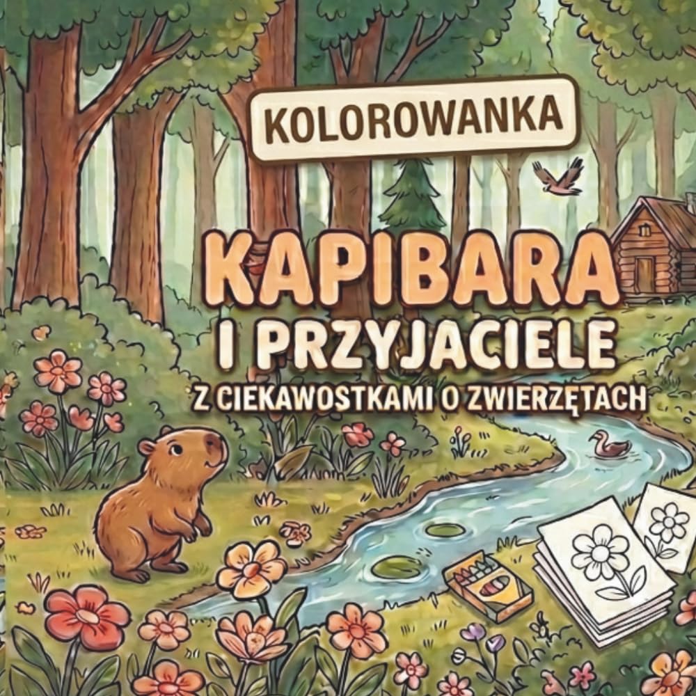 Kapibara i przyjaciele z ciekawostkami o zwierzętach