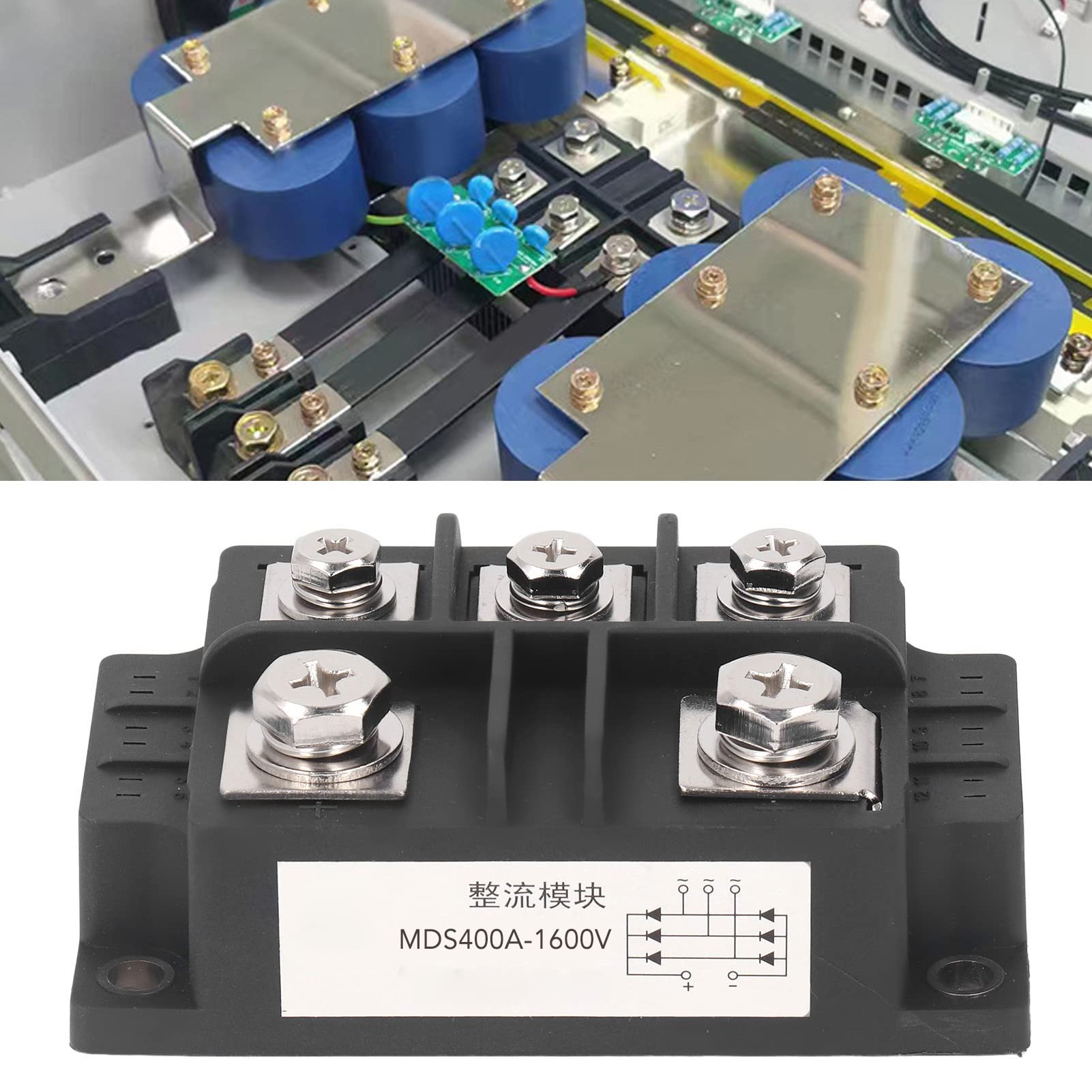 Raddrizzatore a Ponte a 5 Terminali 1600V 400A Struttura Saldata Massima Modulo Raddrizzatore a Diodi di Potenza Trifase per Ingresso Corrente Inverter PWM