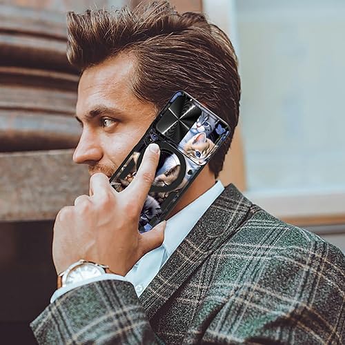 Miniatura 6 de BEOTIWAD Funda para Moto G 5G 2023 con cubierta deslizante para cámara y protector de pantalla, soporte de anillo giratorio de 360 integrado,