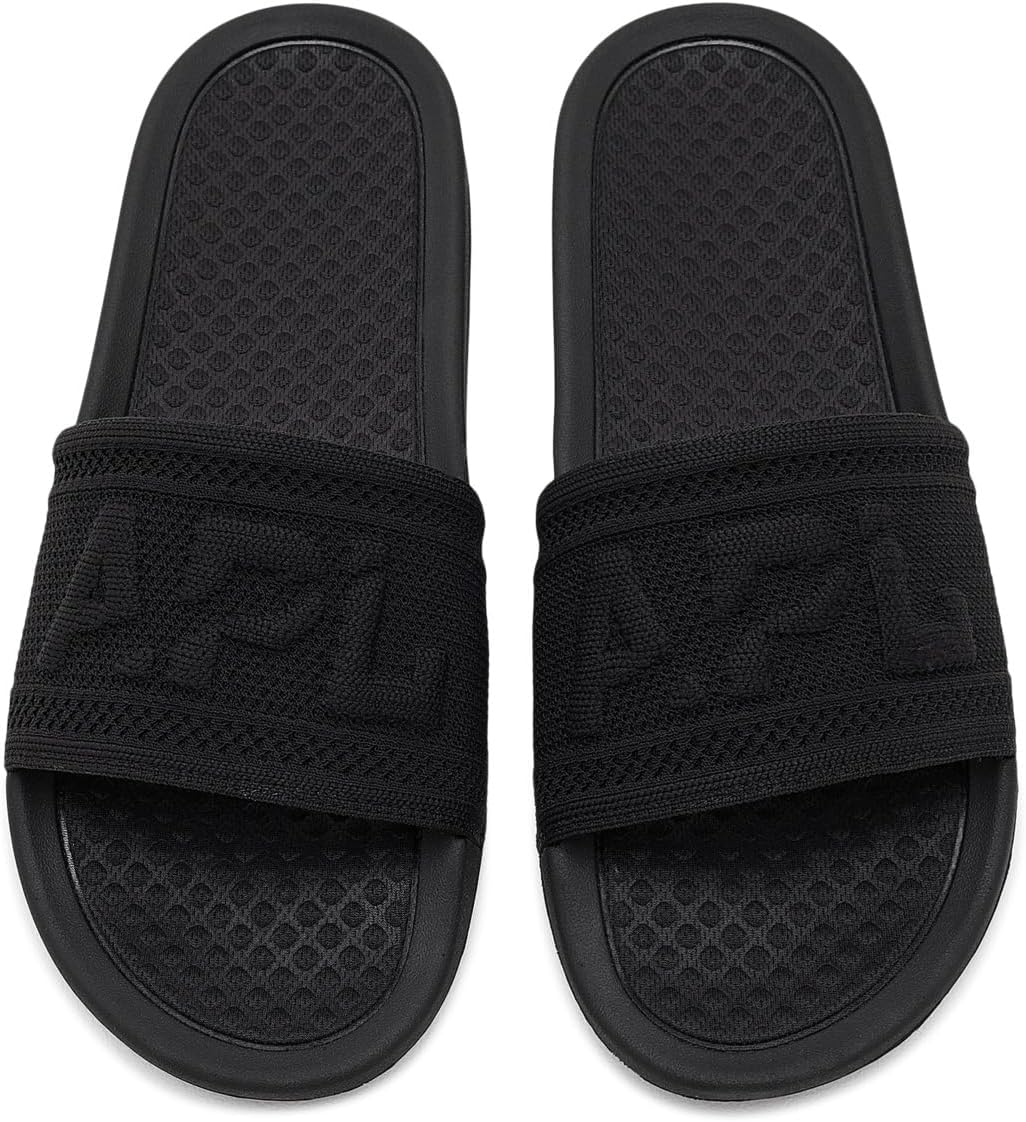 APL Athletic Propulsion Labs TechLoom Slide Black Fuzzy Mens 13 0819XC Men main image 4