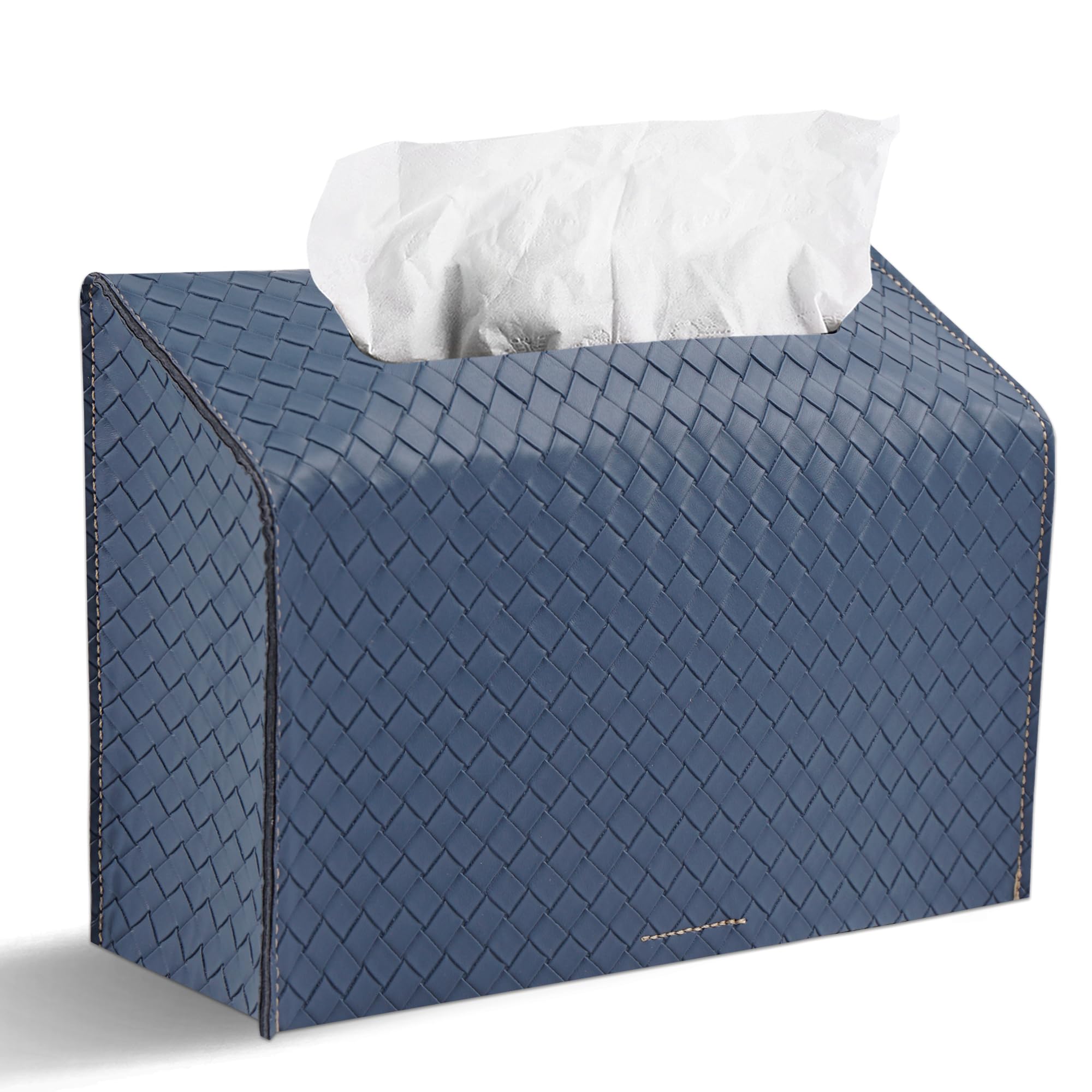LIZIMANDU Leather Cover for Disposable Paper Hand Towel Box Compatible with Kleenex Paper Hand Towel 1-Cloud Blue