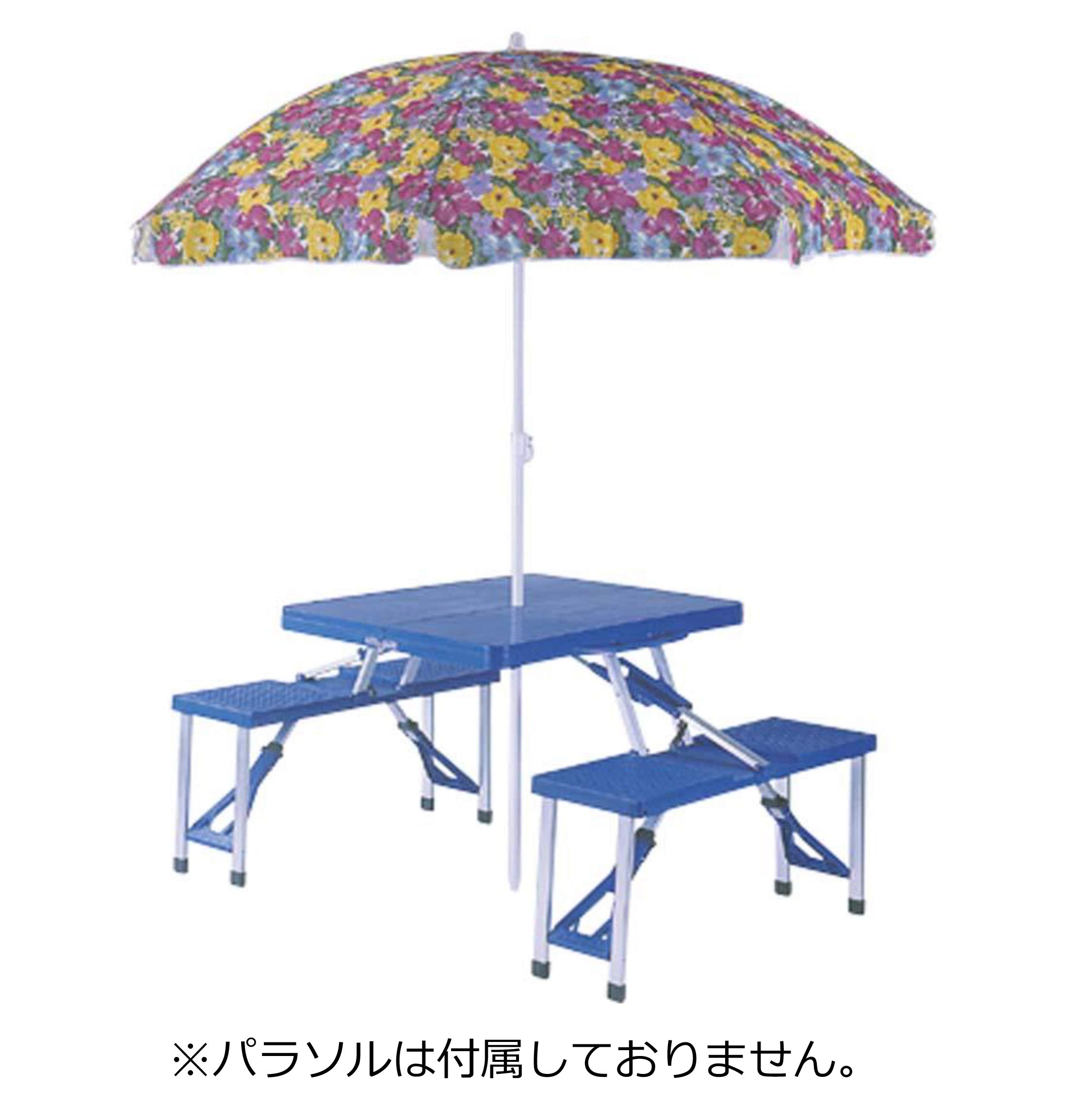 Amazon.co.jp: キャプテンスタッグ アルミピクニックテーブル(ブルー 