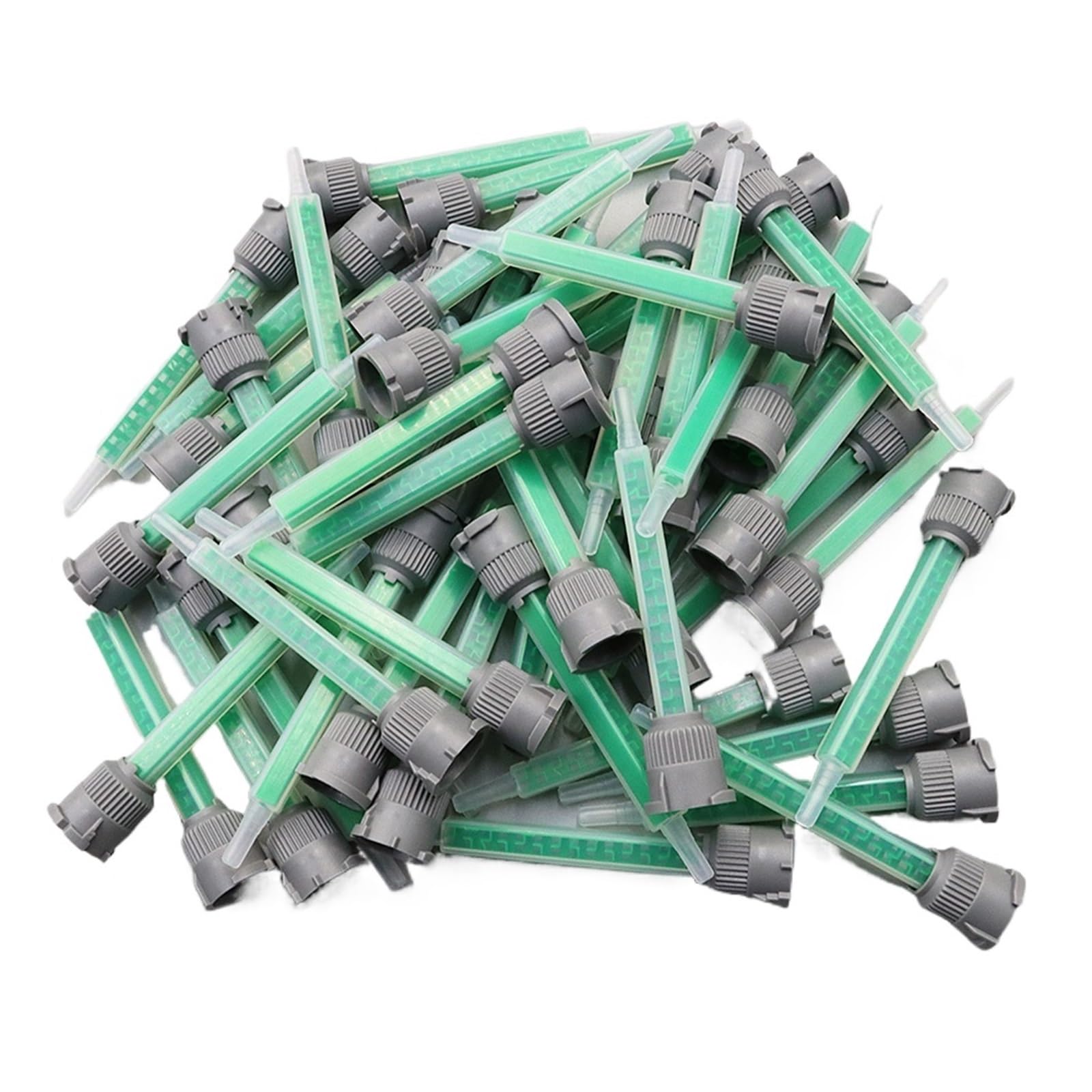 Epoxy Mixing Nozzle 500pcs Mb6-16 Epoxy Mixing Nozzle Mixer Adhesive for Glue Gun Applicator Green Square Static (1:1/2:1 Ratio)