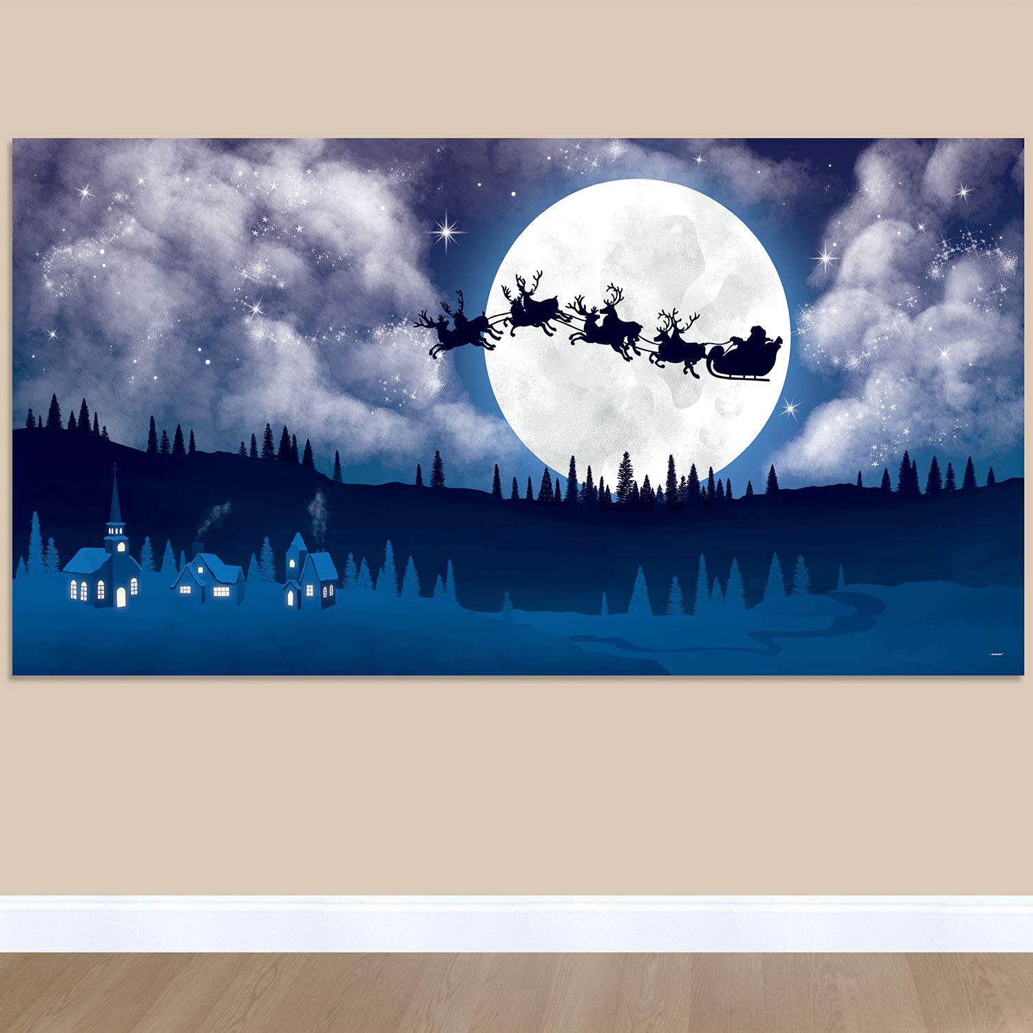 Amscan 671106 Ss Add-Ons 1Pk Santa S Sleigh