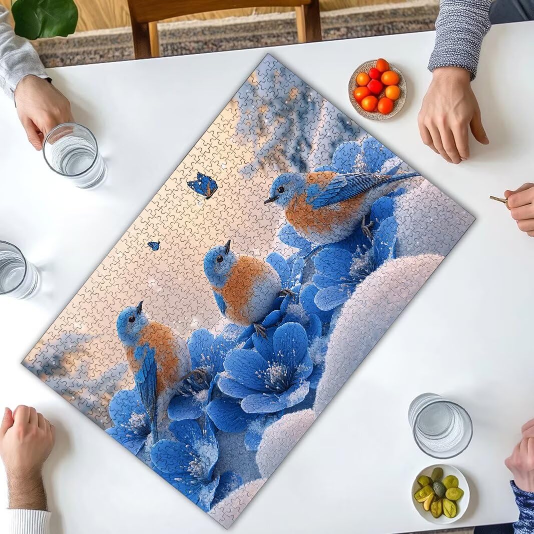 Puzzle Vogel, Puzzle 1000 Teile Erwachsene, Klassische Puzzles, Deko -8453