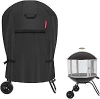 Vista 9 de Porch Shield Cubierta cuadrada para fogata de patio, resistente a la decoloración, impermeable, para exteriores, 44 x 44 pulgadas, para mesa