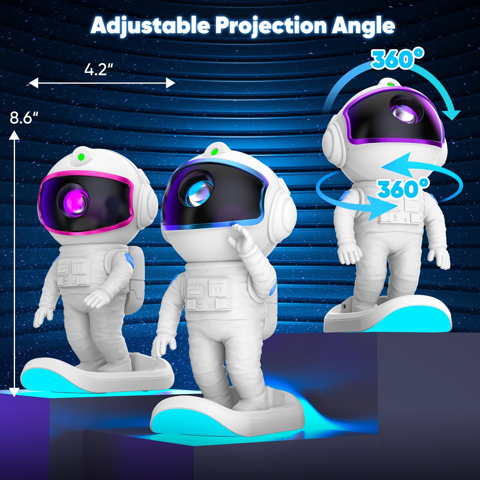 Proiettore di stelle, proiettore Galaxy camera da letto, luce notturna con timer e telecomando, regalo per bambini e adulti per compleanno, Natale