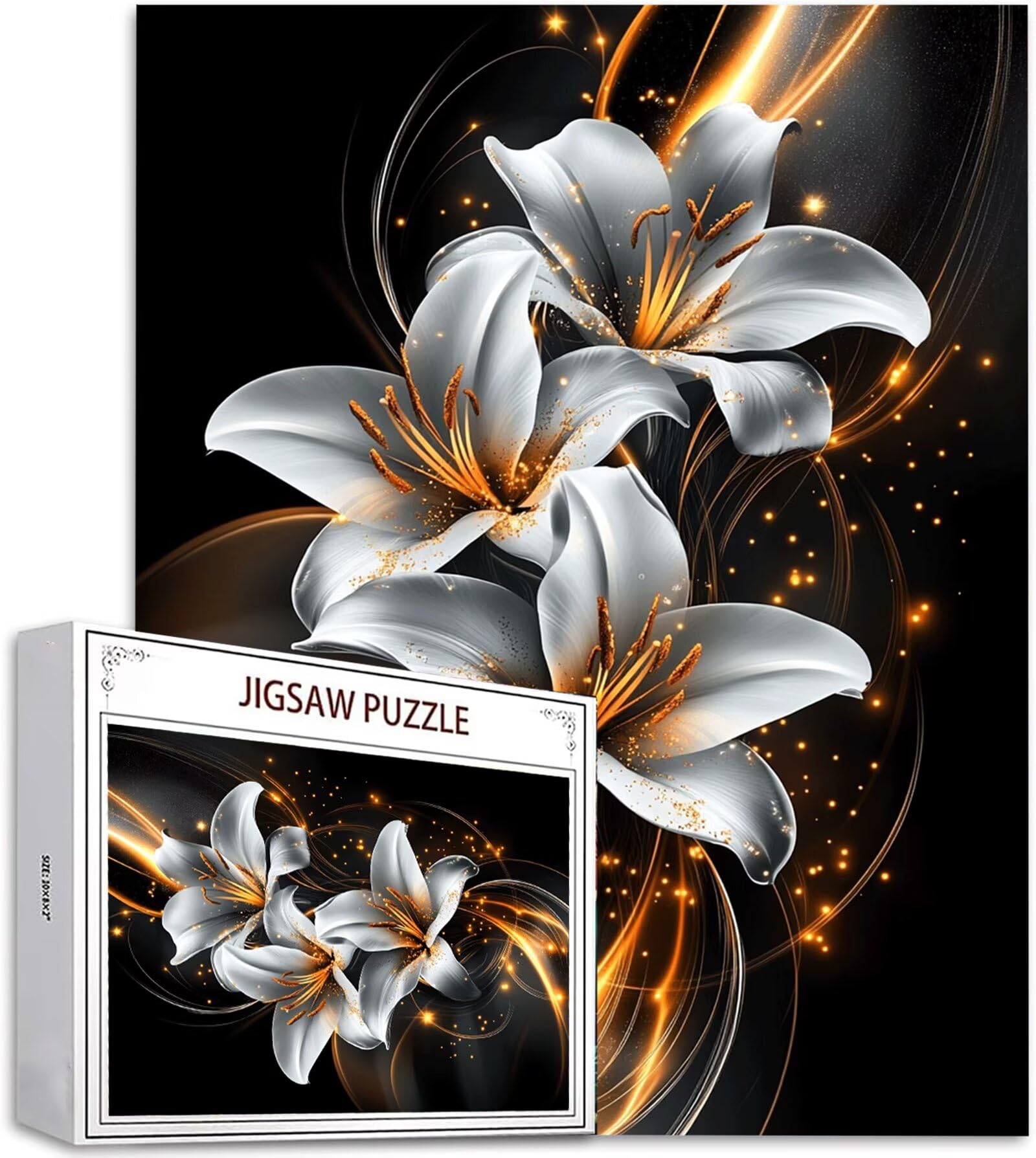Puzzle 5000 Pezzi, 3 4 5 Anni Puzzle Sogno 6 7 8 Anni Giochi Educativi Sostenibili Con Motivi Per Adulti Da Gioco in Legno Di Alta Qualità Jigsaw Giglio per Gioco Familiare, 2026 Regalo Natale H-6020