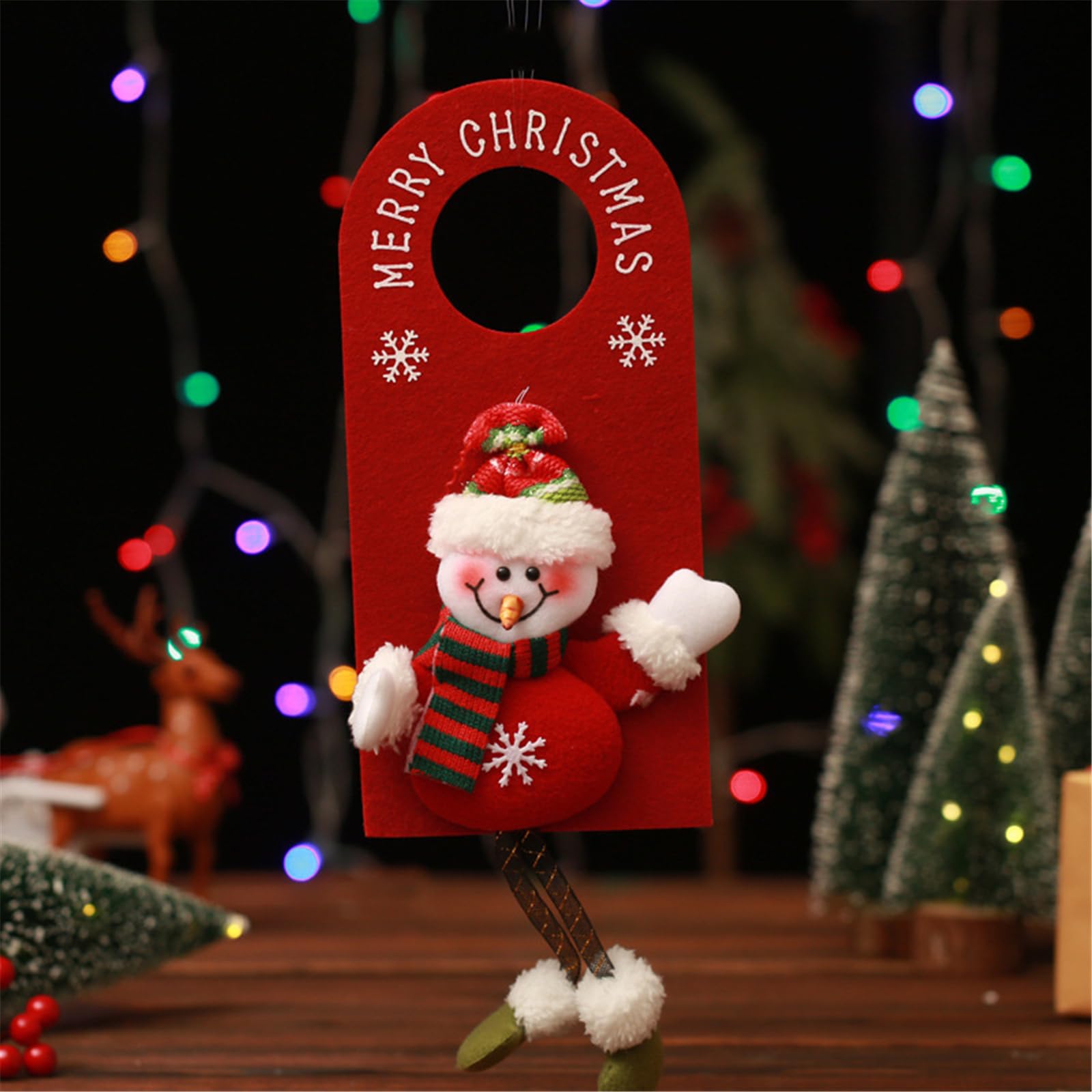 Lot De 4 Gants Père Noël Pour Poignées De Porte - Décoration De Noël Pour Porte Et Sapin - Accessoire Festif