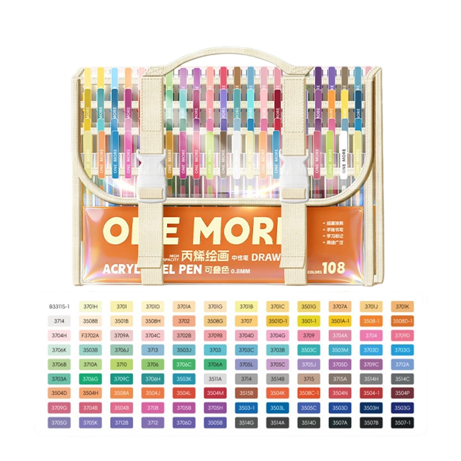 Penna gel retrattile colorata 0,8 mm penna gel acrilica multicolore per schizzi di viaggio scarabocchiare diario prendere appunti disegno